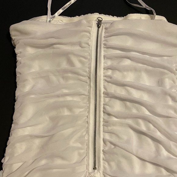Guess White Party Dress Body Con - Picture 2 of 12
